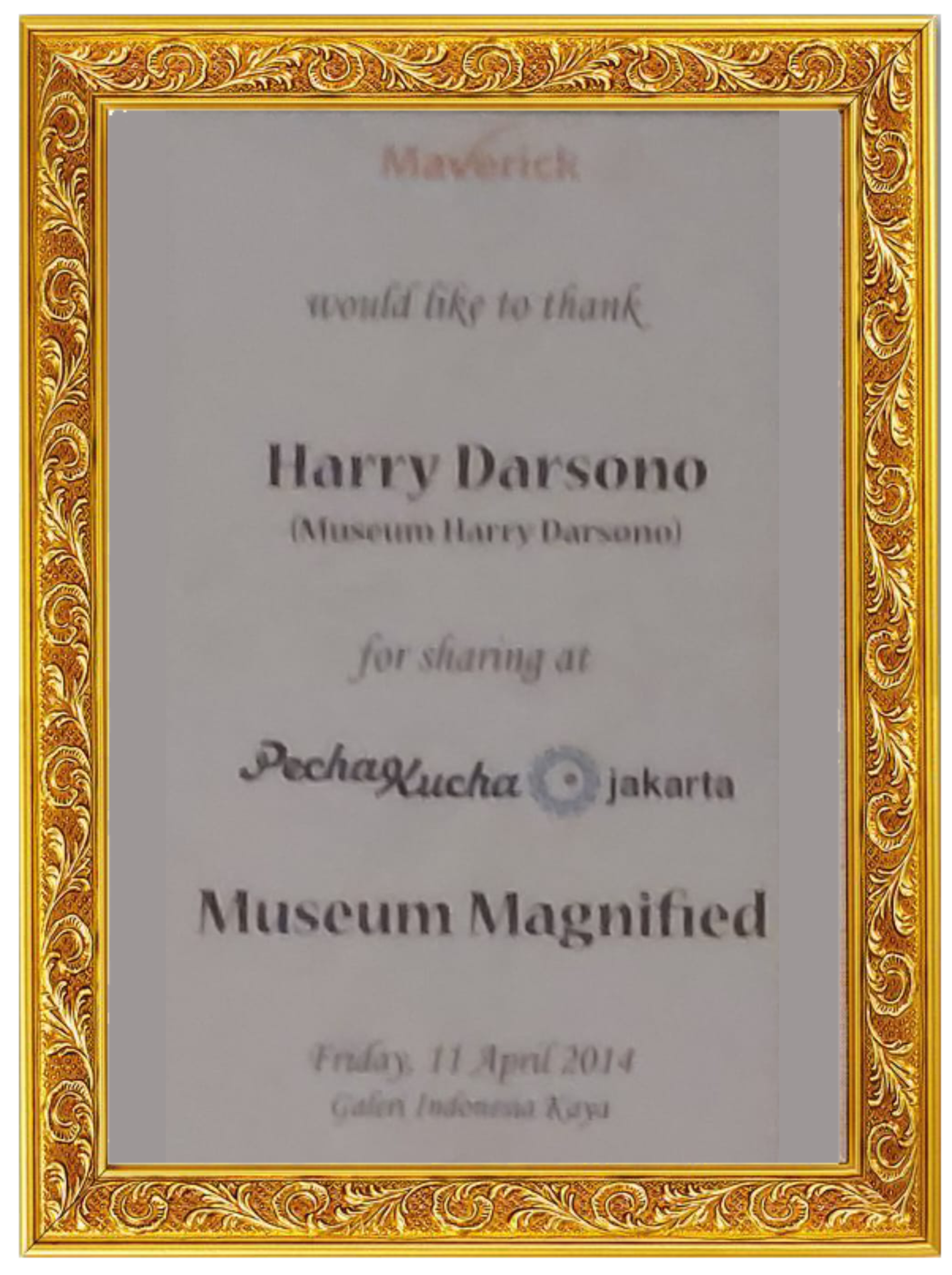 Would Like to Thank